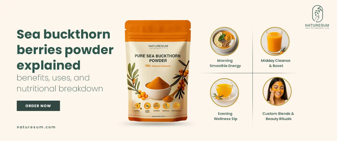 Sea Buckthorn Berry Powder Explained: Benefits, Uses, and Nutritional Breakdown