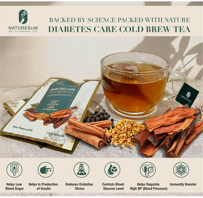 DIABETES CARE COLD BREW TEA WITH ACACIA CATECHU