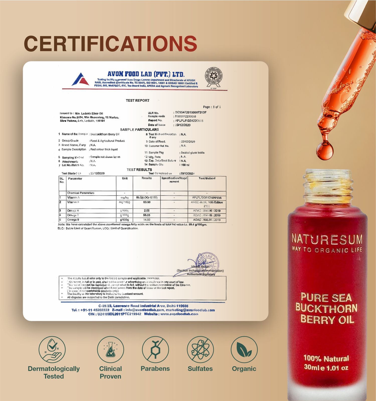 SEA BUCKTHORN BERRY OIL