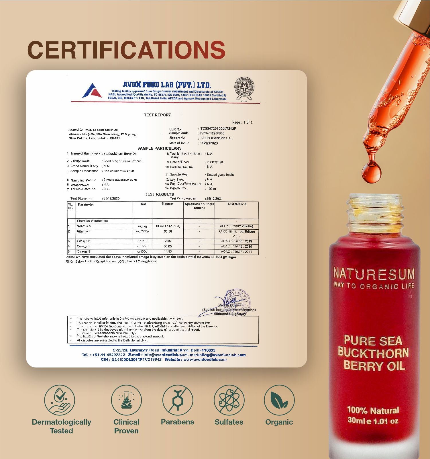 SEA BUCKTHORN BERRY OIL